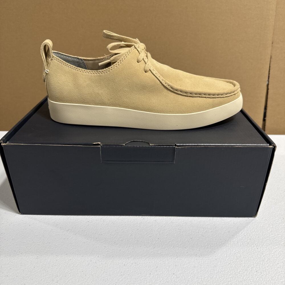 Everlane Desert Shoe Beige Suede Lace Shoes Mens 8.5 Low Top Loafers Minimalist